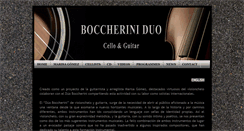 Desktop Screenshot of duoboccherini.com